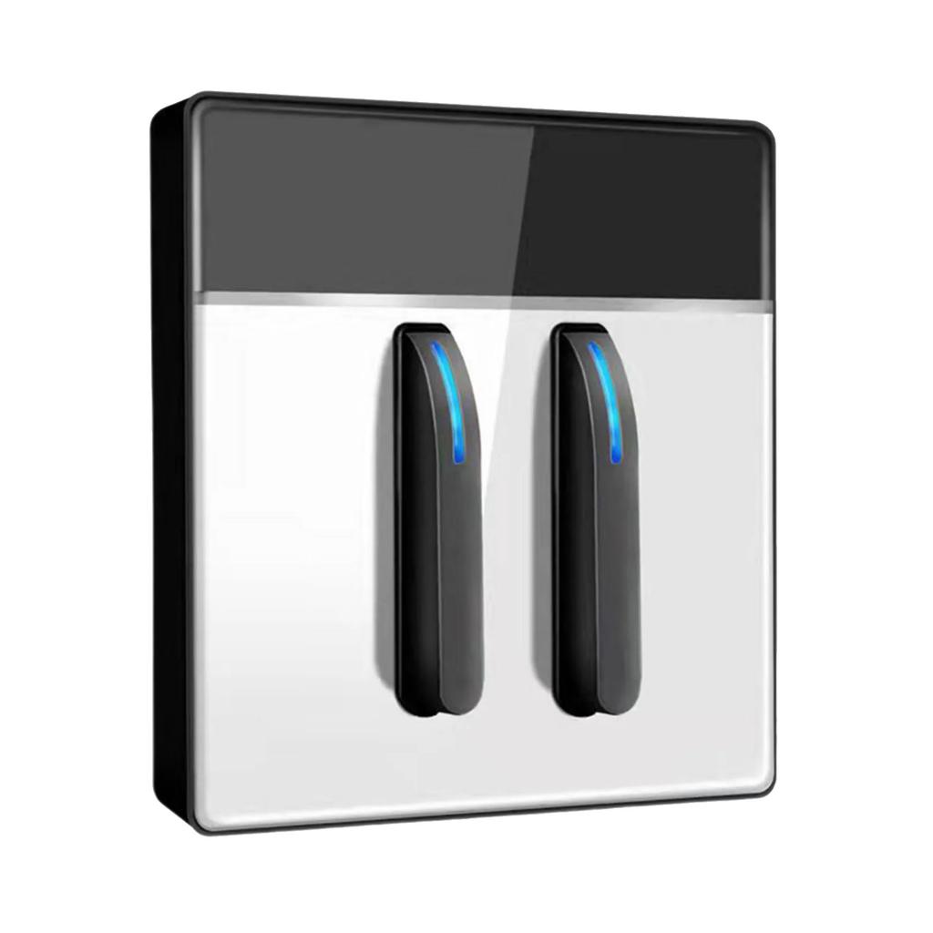 1/2/3 Gang Wall Glasses Panel Switches Enduring Electrical Light Switches Tempered Glass Panel Wall Light Switches