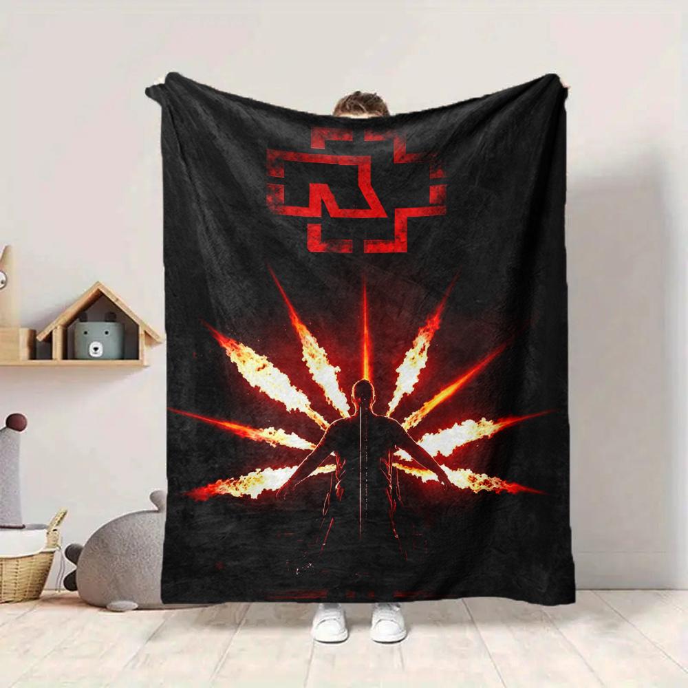 1Pc Prohibition Drugs Blanket Soft And Comfortable Casual Warm Camping Travel Christmas Halloween Xmas Gift M928216
