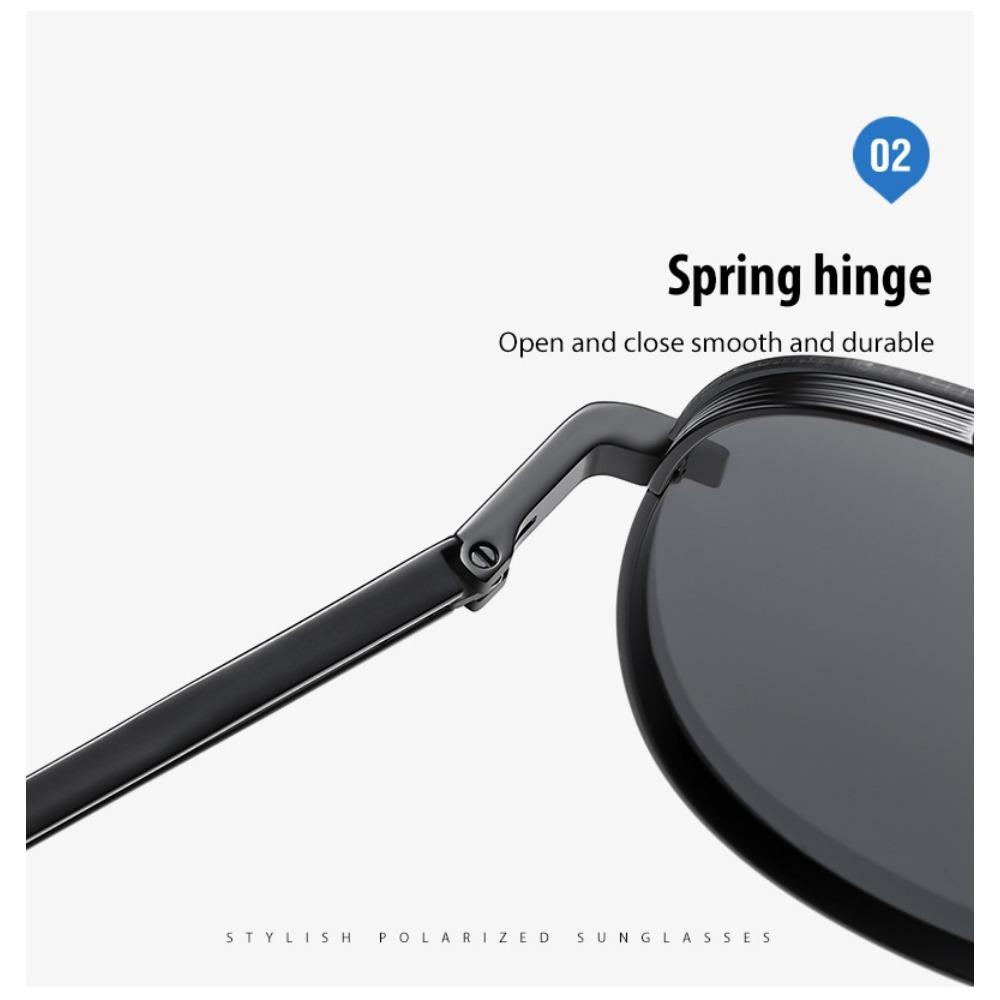 aoron Men's and Women's Polarized Sunglasses, Large-frame Toad Glasses, Sunglasses, Night Vision Driver's Driving Glasses