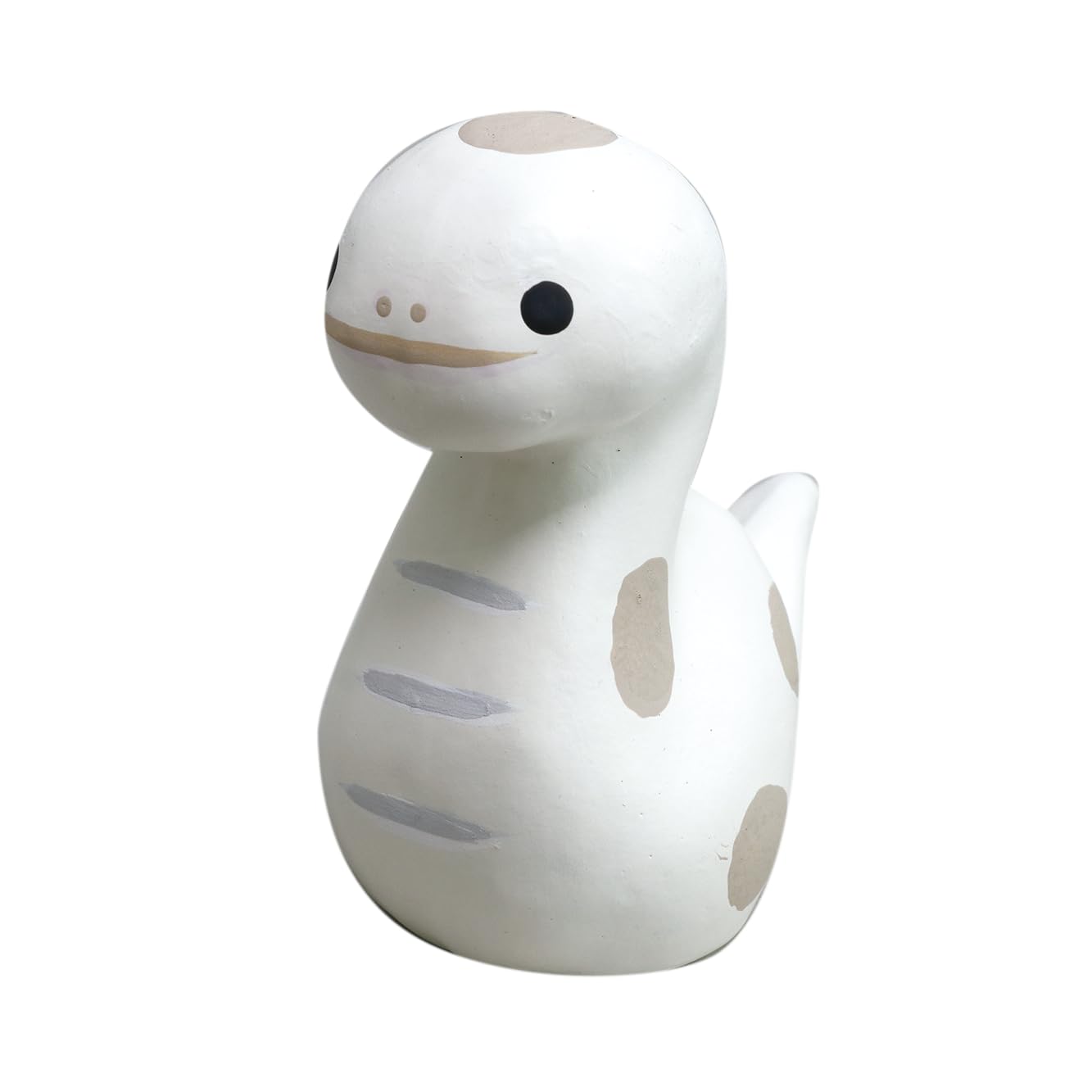 

Nozawa folk art Zodiac paper mache colorful snake white белый