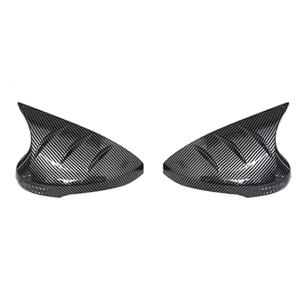 For Honda Civic 11th 2024 Car Sticker Rearview Side Mirror Cover Wing Cap Exterior Door Rear View Case Trim Carbon ABS