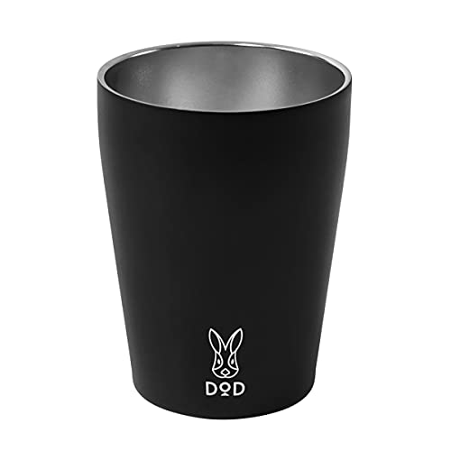 

DOD Mug Uthermo Stainless Steel Vacuum Insulated Mug, Keeps Drinks Hot or Cold, Portable, Compact Size, MG1-859-BK, Black, Approx. 7.6cm x 9.9cm (H)