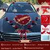 Wedding Car Decoration Set: Main & Second Car Flowers