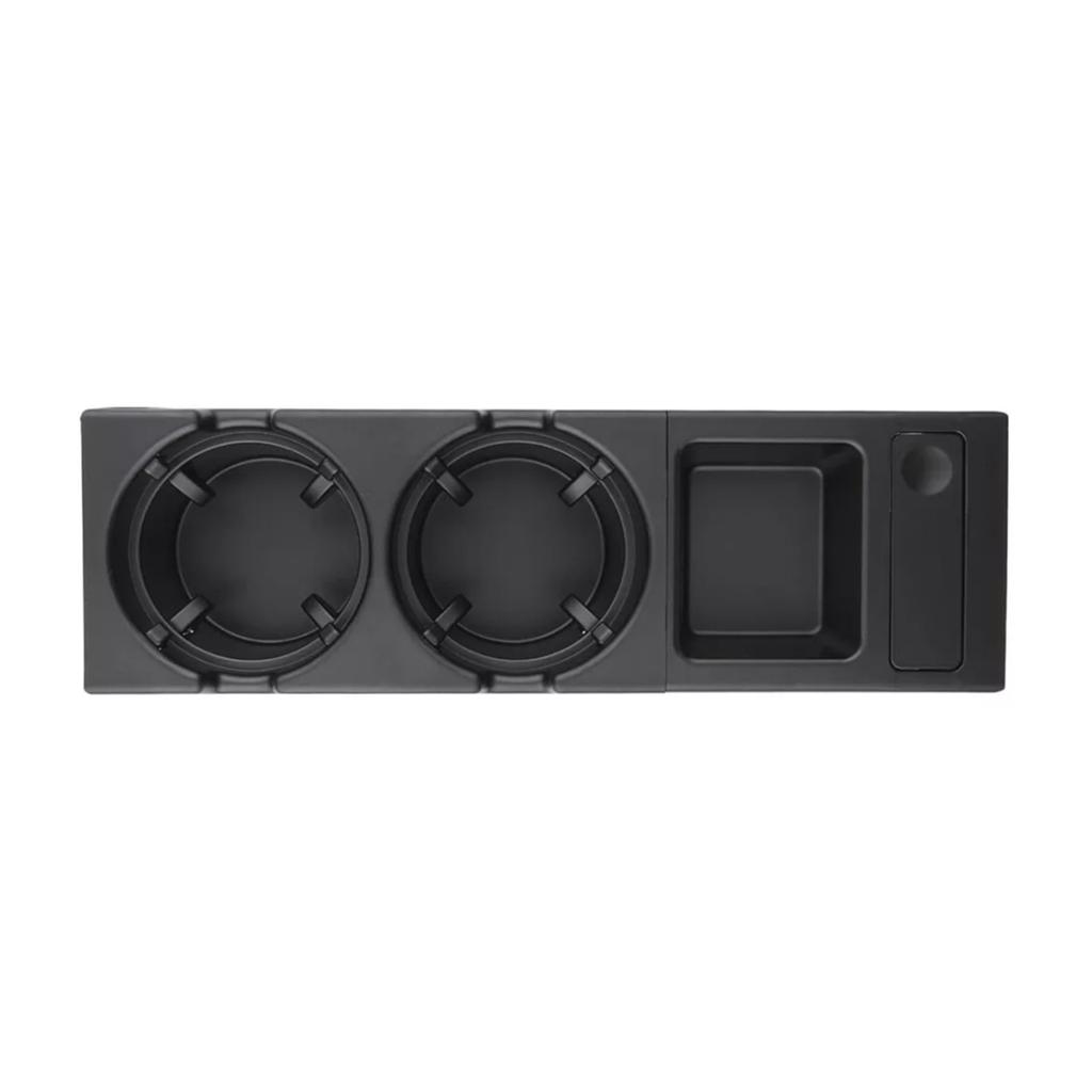 Černý držák nápojů na středovou konzoli s držákem na mince 51168217953 Pro BMW E46