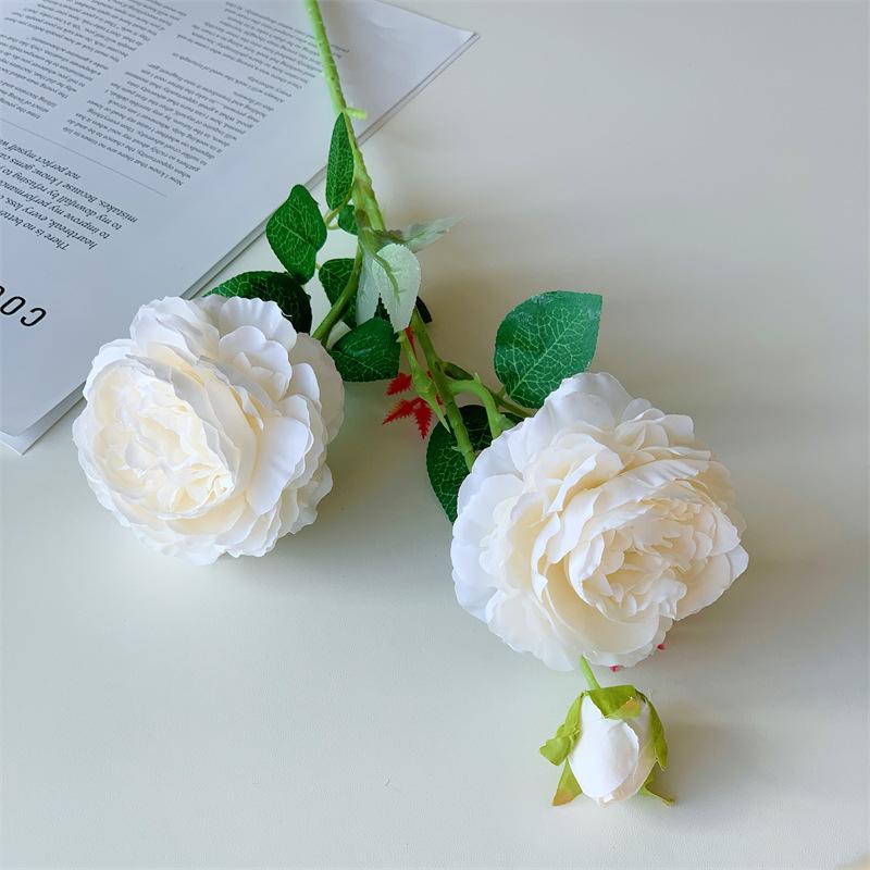 Rose Artificial Flower Wedding Home Decoration Silk Flower Pography Prop Silk Flower Rose