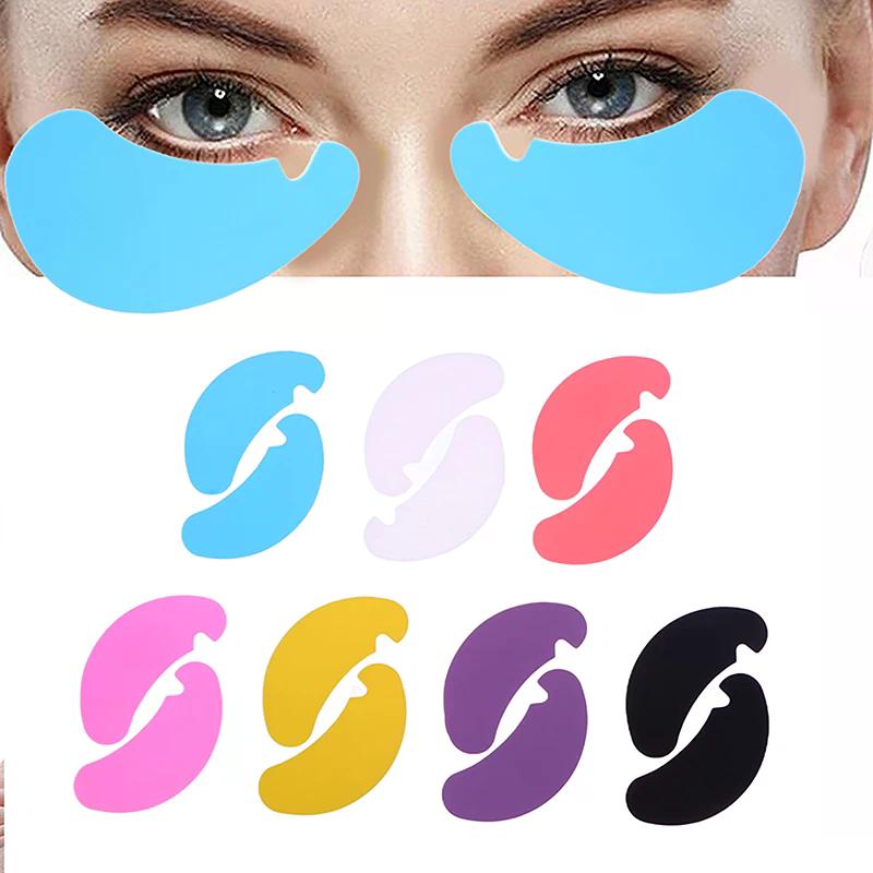 1pair Silicone Eye Pads for Eyelashes Extension Under Eye Patches, Lash Lift Pads and Perm Eyelash Pad Anti Wrinkle Pads