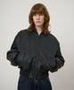 Lmood King Heavy Nylon Ma-1 Bomber Jacket Black
