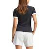 Adidas Women's 3 Stripes Slim Raglan T Shirt Black Melange IU2429