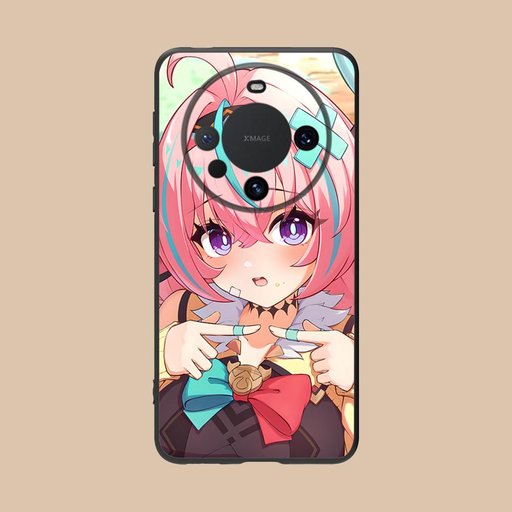 Game GI Varesa Matte TPU Mobile Phone Case for Huawei Mate 60 50 40 30 20 10 Pro Plus Lite E 5G Colorful Printing Cover