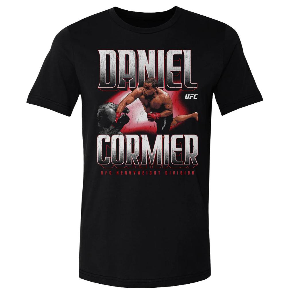 2026 Summer UFC Daniel Cormier Fighting Graphic Tshirt Women Sports Cotton Short Sleeve Loose Leisure Fitness Shirt Unisex