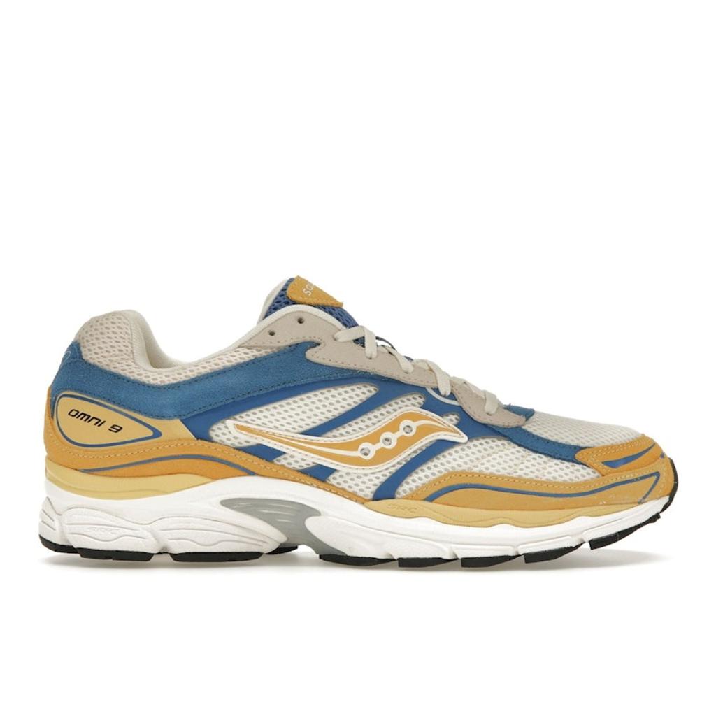 SAUCONY ProGrid Omni 9 Premium Cream Yellow Unisex Sneakers S70740-3