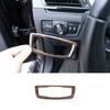 2016- Wood Grain Cover Trim For BMW X1 F48 Car Headlight Switch Control Pine