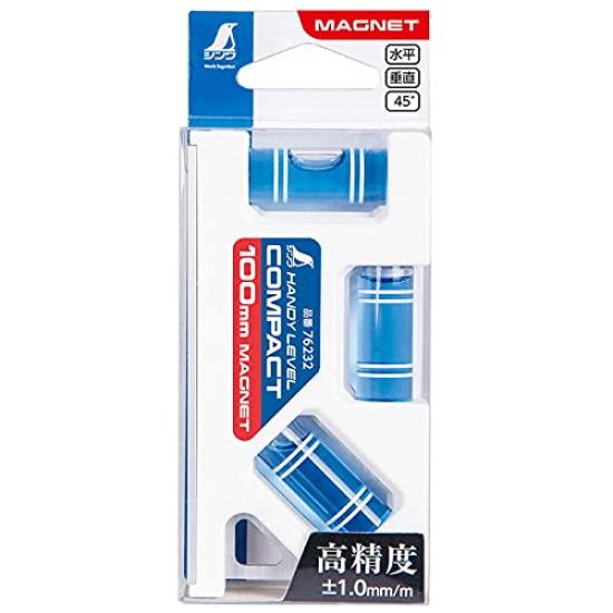 Shinwa Sokutei Handy with 76232 Level, Compact, 100mm, Magnet,