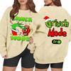 Women's Casual Fashion Long Sleeve Christmas Printed Round Neck Sweatshirt Top