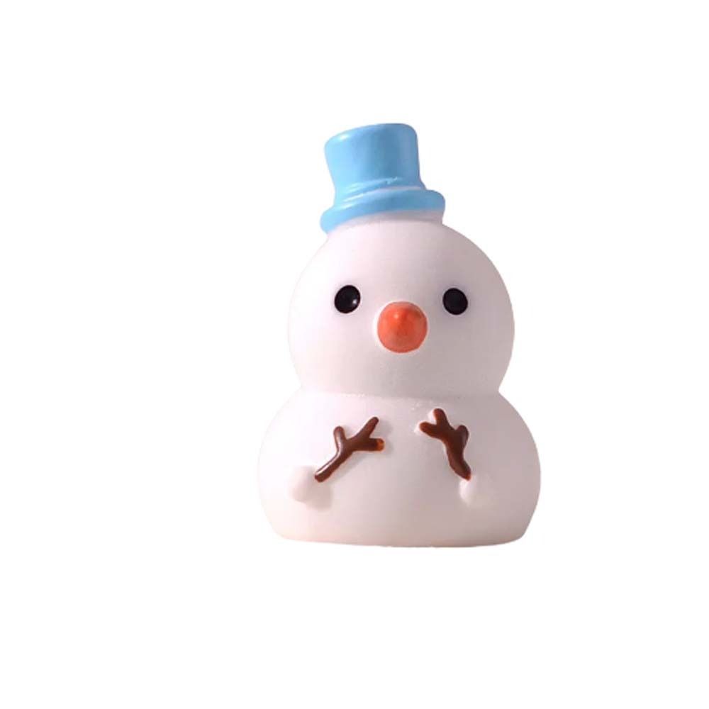 Miniature Snowman Santa Claus Figurine Micro Landscape Christmas Decorations  Birthday Gift
