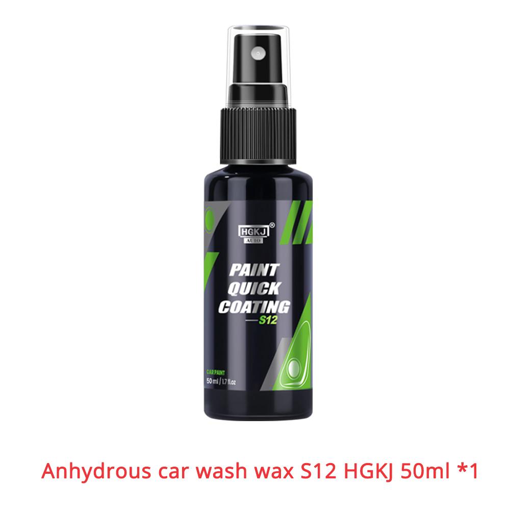 

Керамическое покрытие S12, больше блеска, укрепление, быстрое покрытие, гидрофобная полировка, безводный воск для мойки автомобиля и длительная защита 50ML