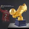 European Golden Shoe Football Soccer Award Trophy Best Shooter Shoe Boot Fans Souvenir Cup Gift Crafts