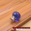 Křišťálová skleněná knoflíková úchytka - 30mm Čirá diamantový design rukojeť