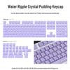 XVX Crystal Jelly 113-Unit Two-Color Mechanical Keycaps with Side Engraving