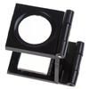 1pc Folding Magnifier Stand Loupe with Scale for Textile Optical Glass Tool 10X 28mm