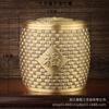 Office Desk Ornament Brass Tea Canister