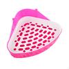 Entraîneur de Toilette Bac Potty pour Animal de Compagnie avec Grille pour Cage Hamster Chinchilla Fournitures