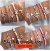Men Women 8mm Bracelets Bangles 7 Chakra Healing Balance Beads Heart Charm Bracelet For Female Reiki Prayer Stones Jewelry