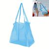 Outdoor Beach Mesh Bag Sand Away Foldable Portable Kids Beach Clothes Bags Toy Storage Sundries Organiser Bag Backpack