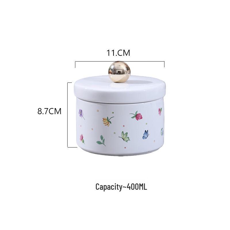 Decorative Ceramic Storage Canister
