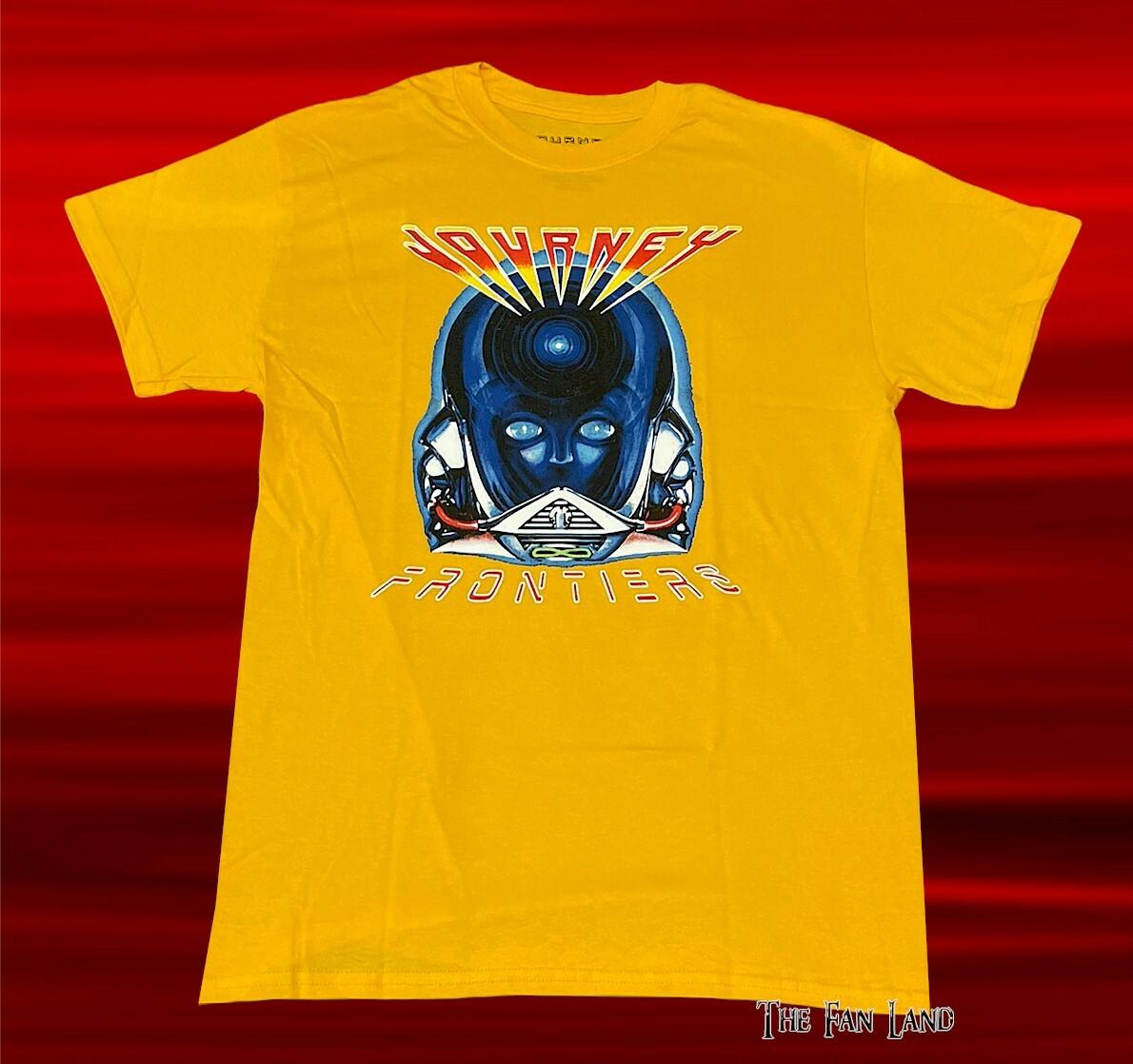 New Journey Frontiers 1983 Mens Yellow Vintage Classic T-Shirt S разноцветный