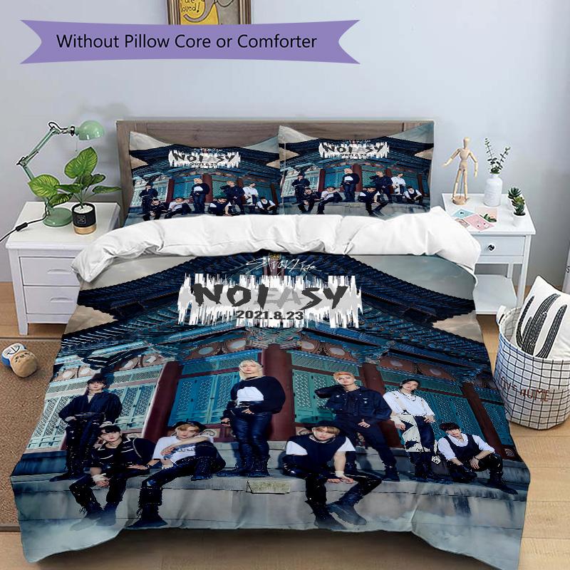 Kpop Group'S Traditional Fusion Print 3Pcs Bedding Setduvet Cover With 2 Bedropillowcase Home Birthday Gift