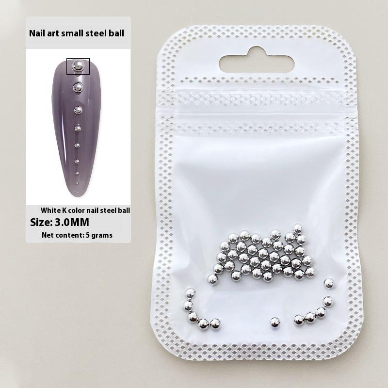 

Мини-маленький стальной шарик для дизайна ногтей размером 0,4 мм, набор золотых и серебряных круглых бусин, украшения для ногтей с бриллиантами