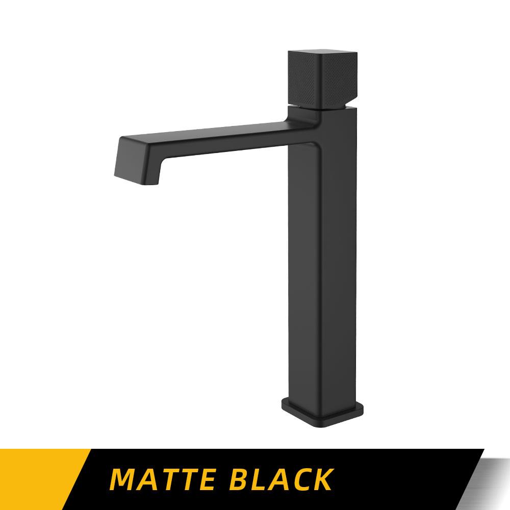 Gunmetal Bathroom Faucet Hot And Cold Sink Tap Basin Faucet Deck Mounted Wash Bath System