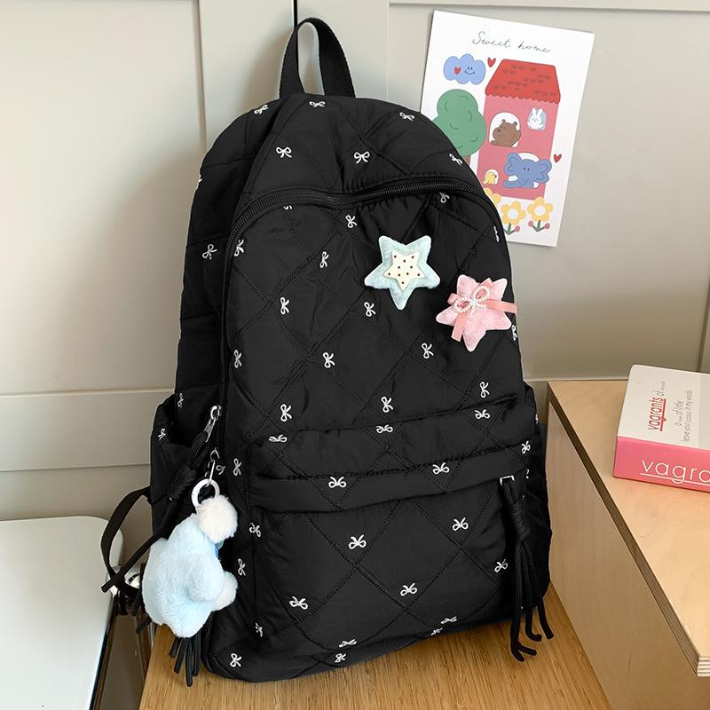 School Bag Children, Primary School Students, Girls, Cute High-value Plaid, Junior High School Students, Backpack,.