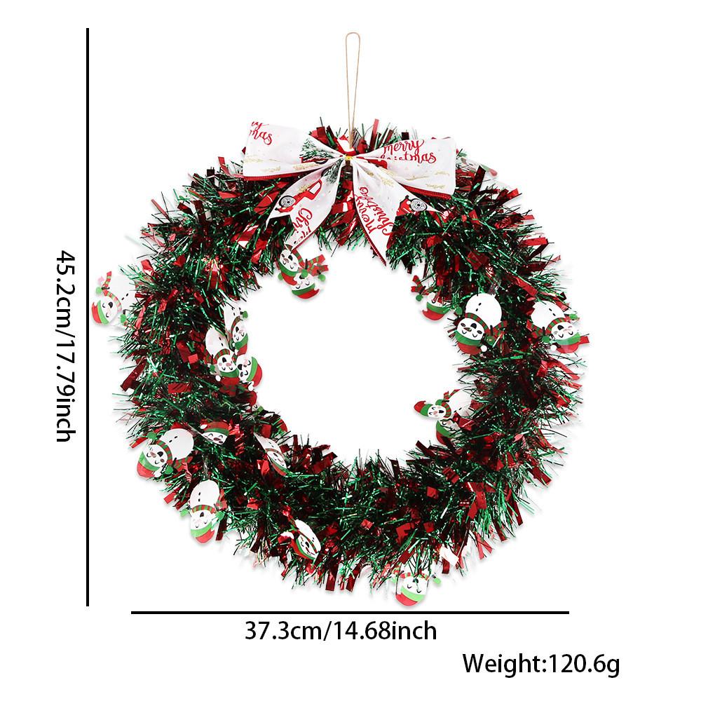 Festive Christmas Handmade Holiday Wreath With Rich Red And Green Textiles Berries And
