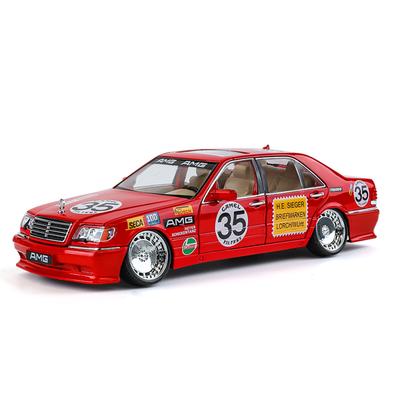 1/24 Scale Mercedes Benz S W140 320SEL Modified Version Alloy Diecast Model Car Computer Desktop Ornament Birthday Present for Friend