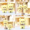 Plush Butter Bear Keychain Toy Stuffed Doll Pendant Cute Decoration Gift Kids
