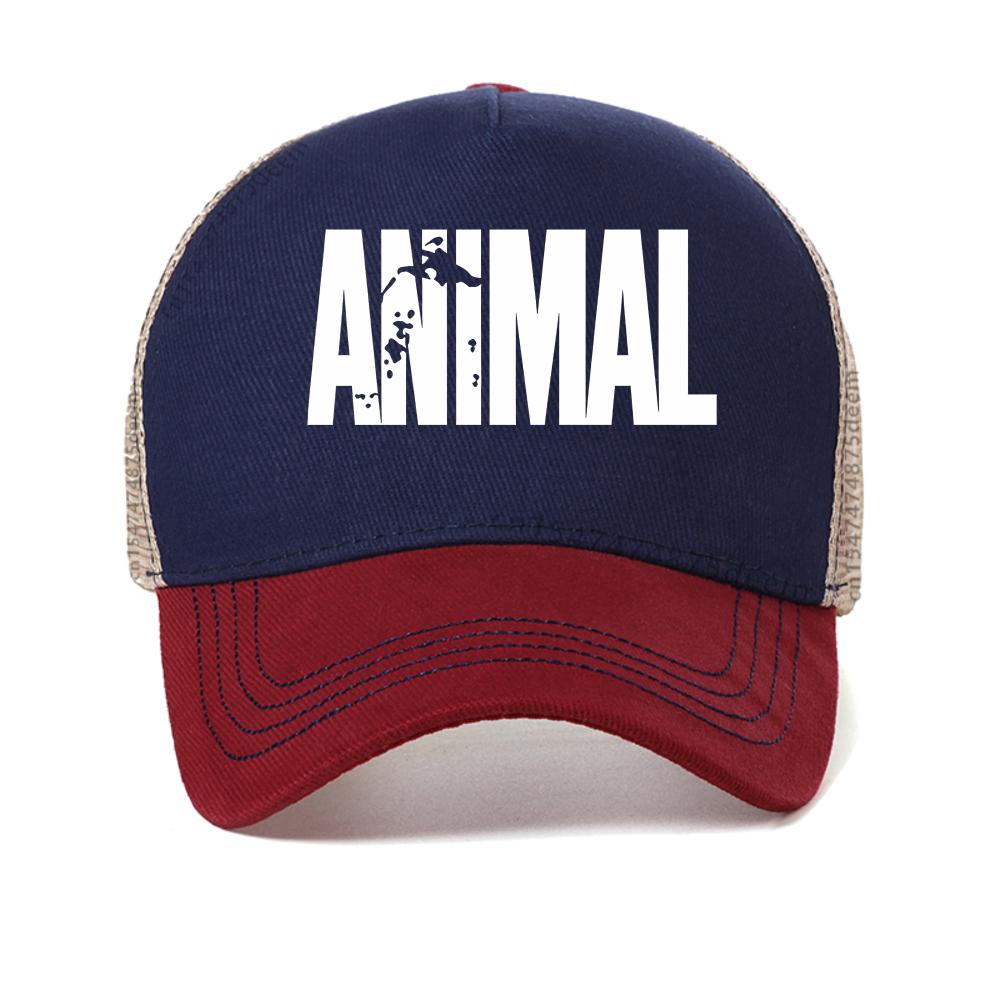 

ANIMAL letter print baseball cap Unisex summer sport hat fashion Women mesh breathable sun caps outdoor casual cool Trucker hat Adjustable