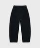 NOIRER FOR WOMAN Cotton Curved Corduroy Pants (Black)