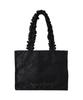 Lace Frill Handle Square Tote Bag M Black F Tote Bag 08001356100