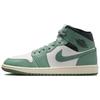 Air 1 Mid Jade Smoke Scarpe da Ginnastica da Donna Verde Vela Antracite BQ6472-130