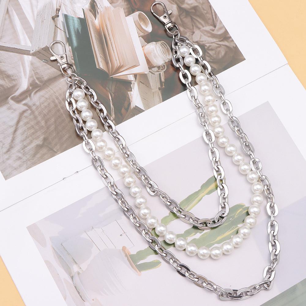 Pearl Style Womens Waist Chain Metal Multilayer Jewelry For Summer Fashion Accessory