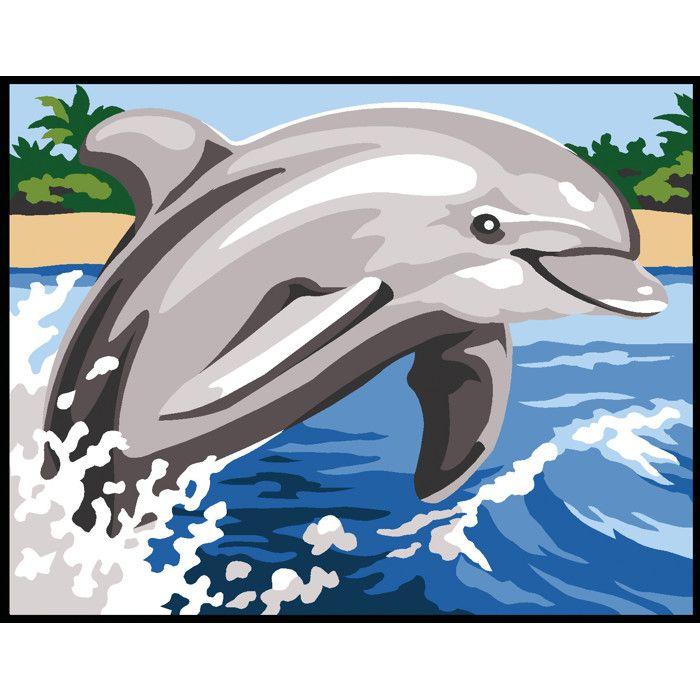 Margot Dolphin Canvas Kit 20x25 Cm
