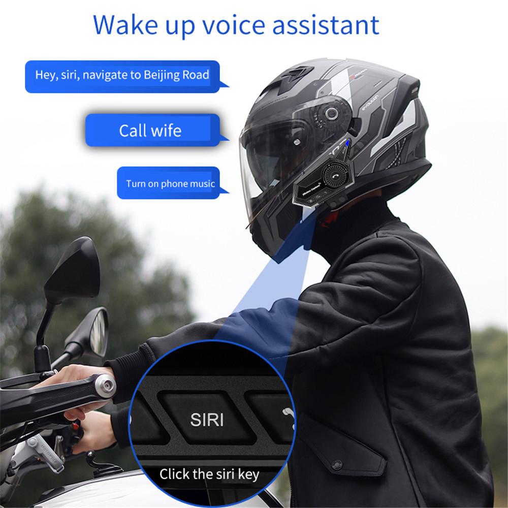 BT18 Roulette Rad Rotation ControlMotorcycle Helm Headset Bluetooth 5,3 Drahtlose Kopfhörer Ohrhörer IP67 Wasserdicht