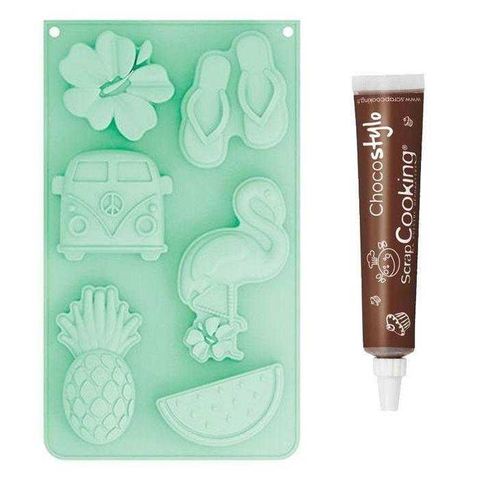 Summer Silicone Mold + 1 Chocolate Pen