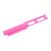 25pcs Hair Perm Rods Hollow Out Smoothing Teeth Hair Styling Curling Rod Set for Salon Barber Pink