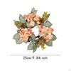 Candle Ring Wreath Artificial Ornament Holder for Door Holiday Window