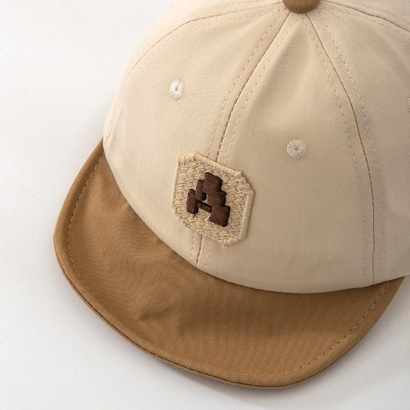 Letter Baby Baseball Cap Spring Summer Soft Brim Toddler Sun Hat Embroidered Patchwork Kids Boy Girl Peaked Caps