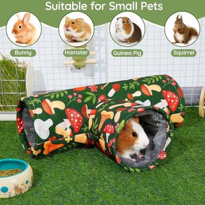 Thickened Guinea Pig Tunnel House Warm Hamster Tunnel Habitat Guinea Pig Hiding Cave Exercising