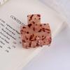 Korean-Style Floral Medium Square Acetate Hair Claw - Elegant and Versatile Hair Accessory